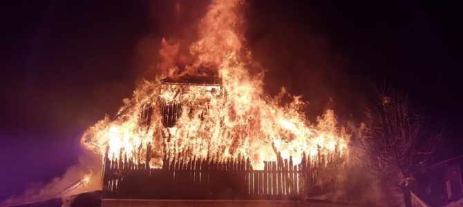 Wirtschaftsgebäudebrand in Hermsberg