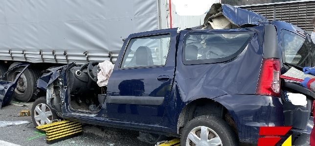 Schwerer Verkehrsunfall auf der A10