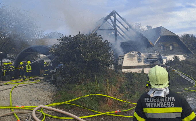 Brand Wirtschaftsgebäude