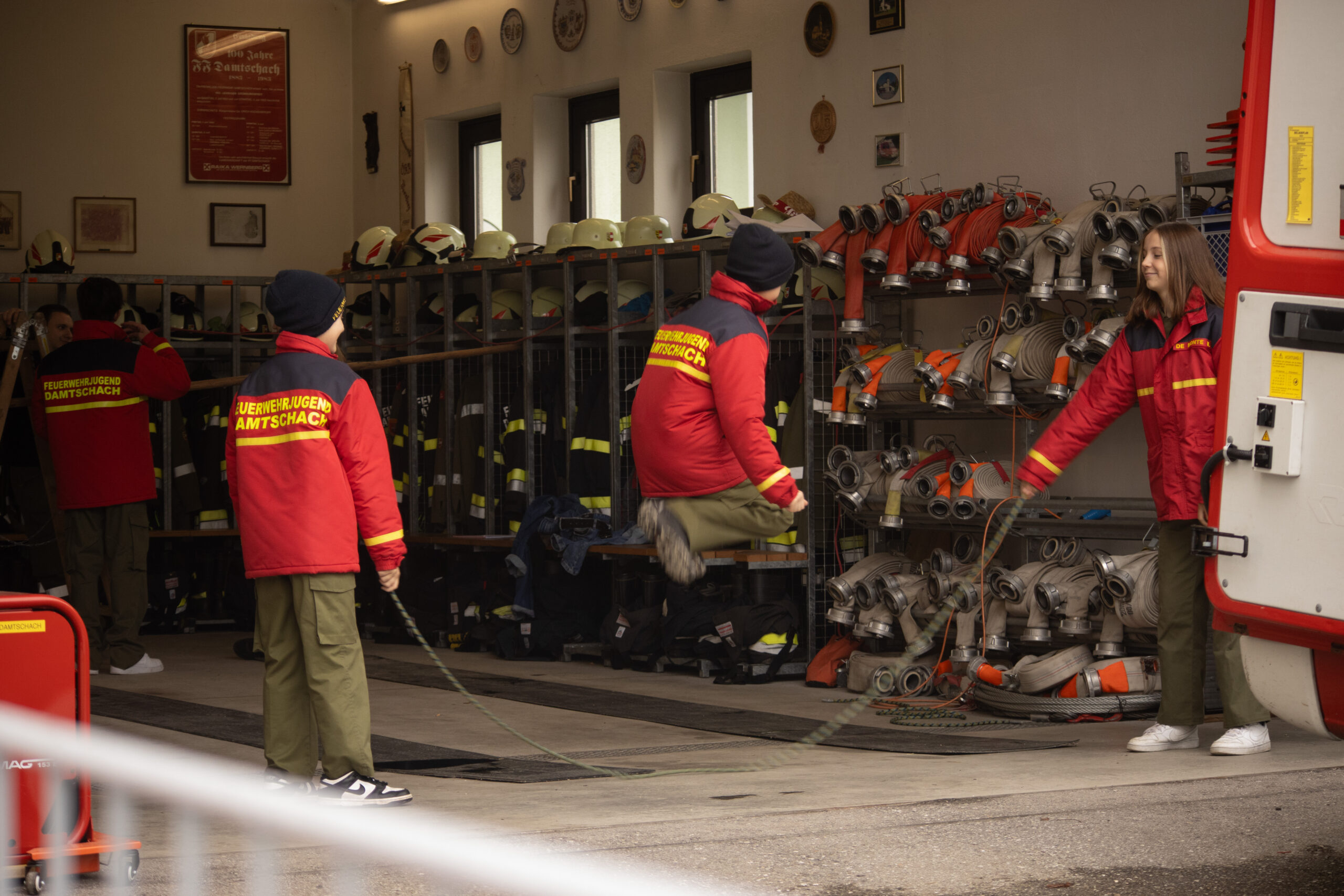 Feuerwehrjugendübung der FF Damtschach